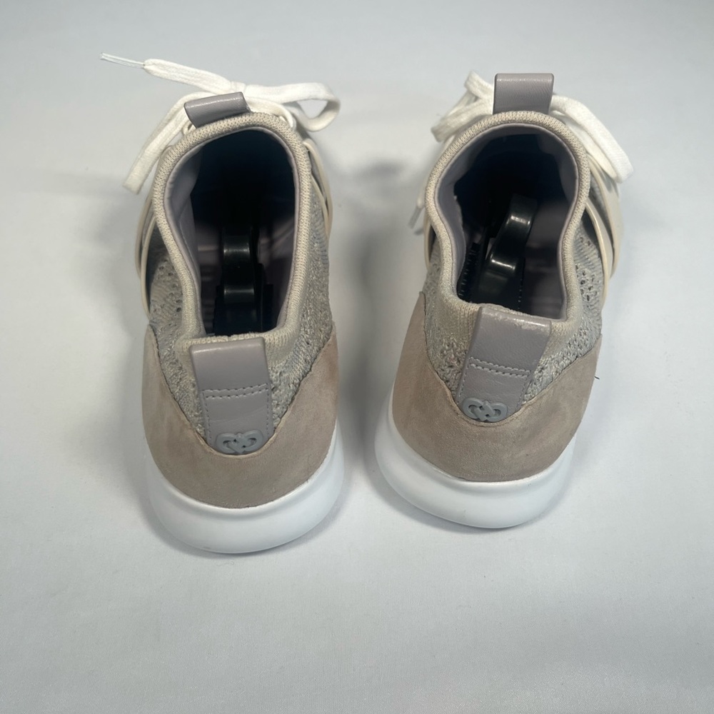 Cole Haan Studio Grand Perforated Knit Sneaker Rainy Day / Silver Women’s 11 B - Picture 4 of 6